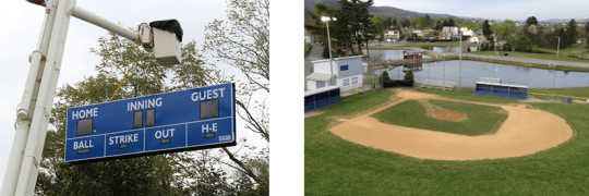 supporter of community ball fields